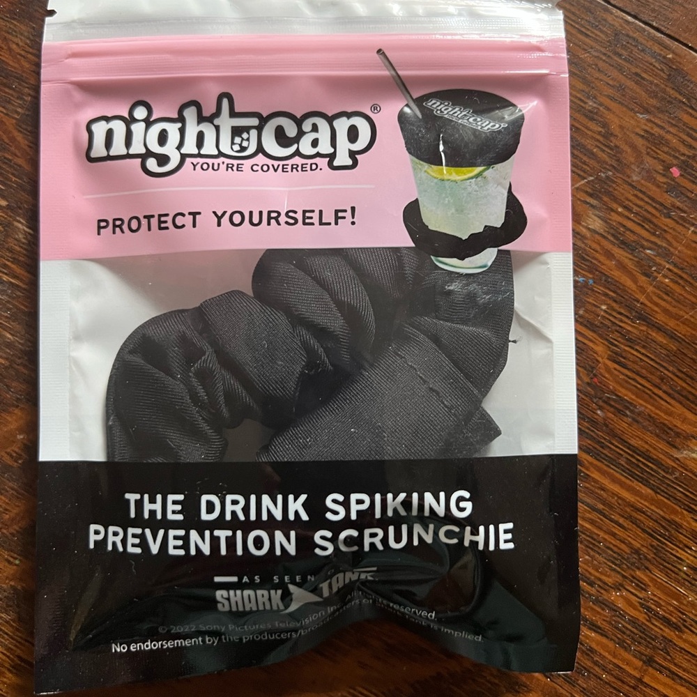 Nightcap drink scrunchie